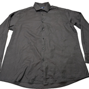 Chemise Dockers noire unie taille L manches longues homme