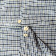 Chemise CHAPS noire et jaune à carreaux manches courtes taille XL #15e