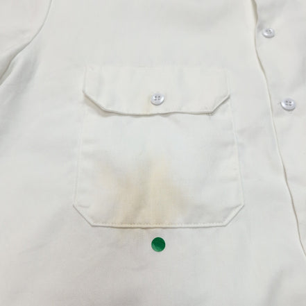 Chemise Dickies Workwear M Blanc Manches Courtes Made in Mexico Poche Stylo