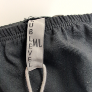 Robe SUBLEVEL M/L Longue Noire Sans Bretelles Fendue Neuve Étiquette