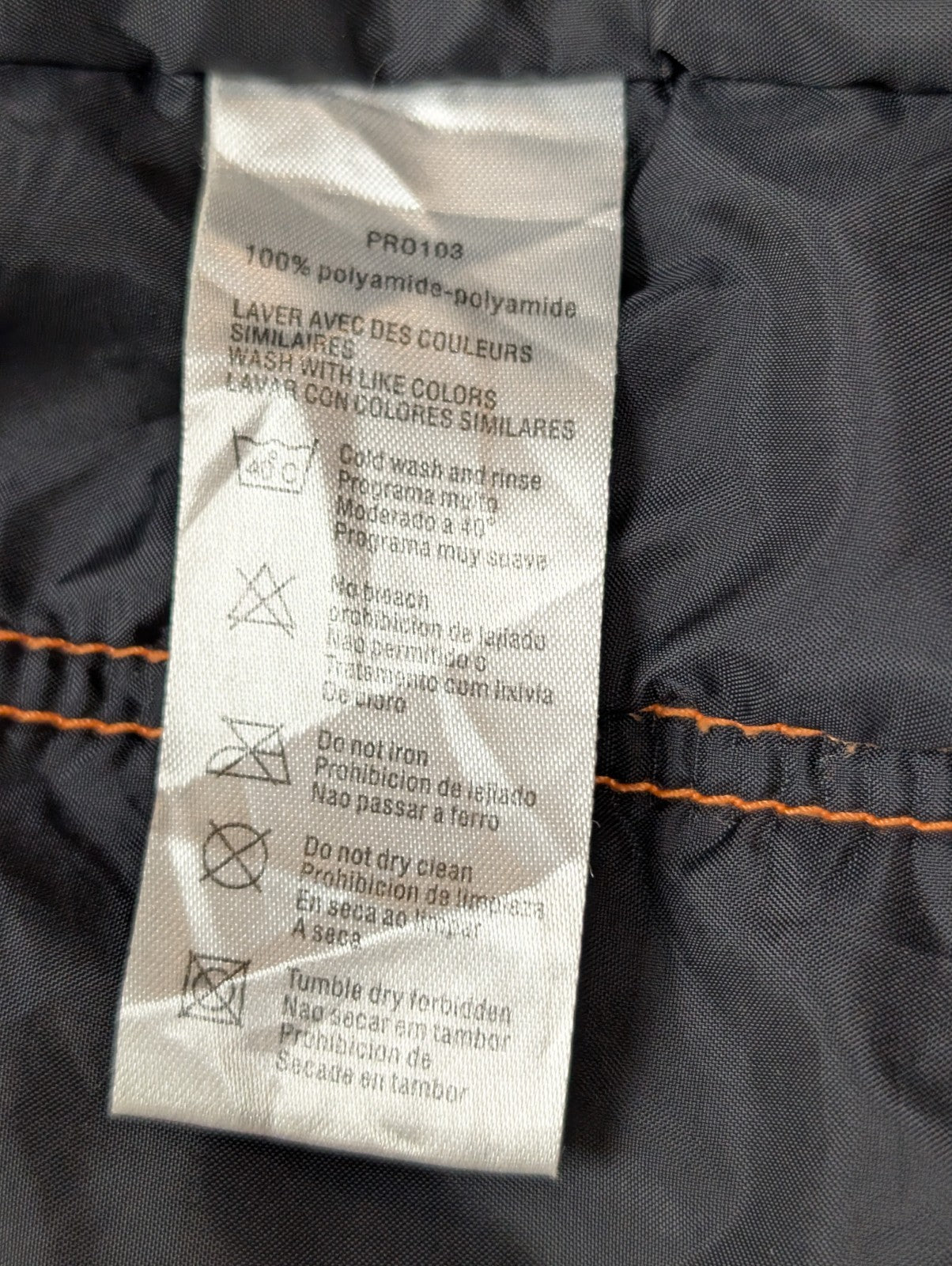 Timberland PRO Series Veste Blouson Matelassée M Crème Noir Technique |307BSR