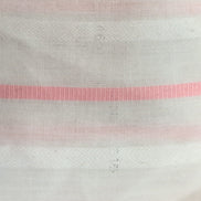 Chemise Prince Bellini Vintage XL Blanc Rayures Roses Col Pointu USA