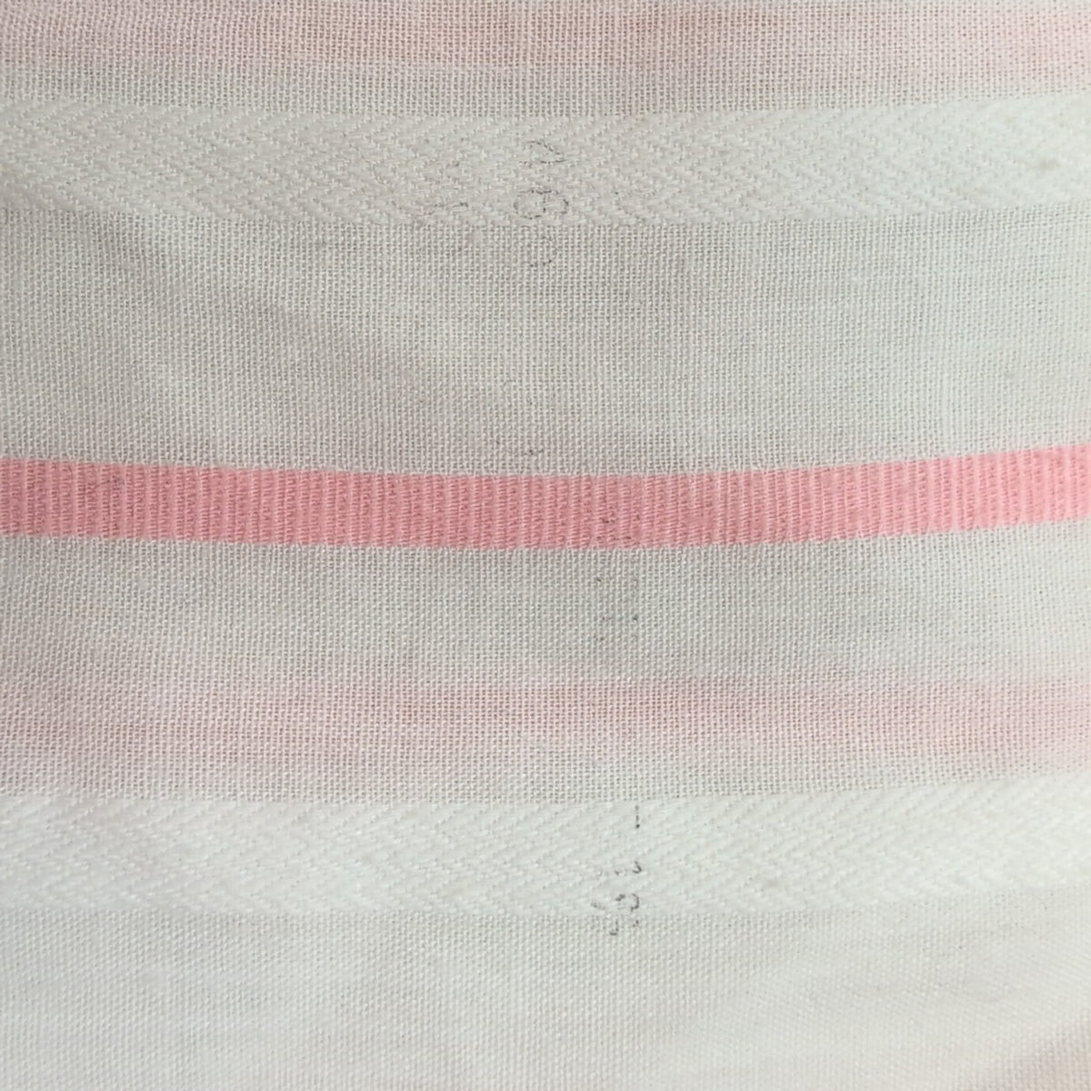 Chemise Prince Bellini Vintage XL Blanc Rayures Roses Col Pointu USA