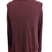Pull Levi's Unisexe Taille M Bordeaux Grenat Col Rond Maille Fine