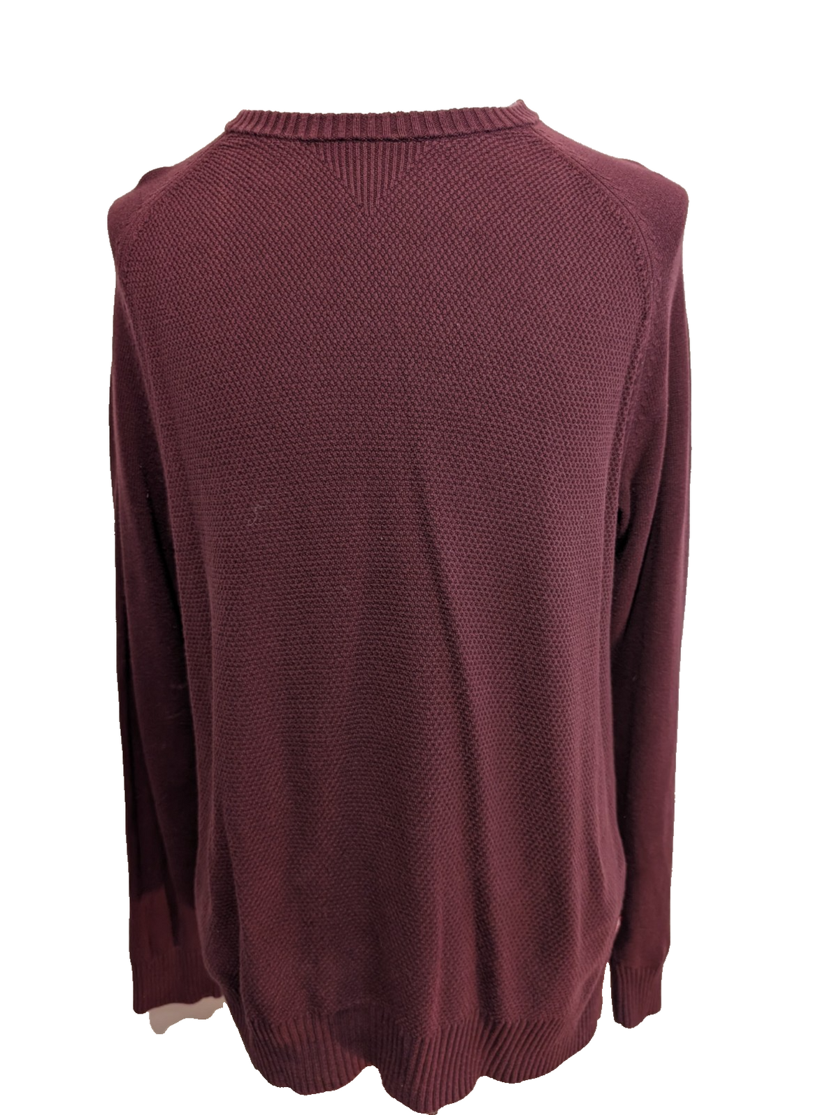 Pull Levi's Unisexe Taille M Bordeaux Grenat Col Rond Maille Fine