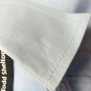 Chemise Todd Shelton M Neuve Étiquette Slim Fit 100% Coton Bleu Unie