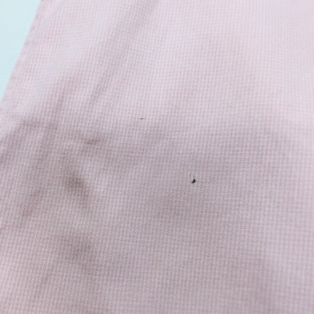 Chemise Tommy Hilfiger Homme Taille XS Coupe Ajustée Rose Micro Carreaux Poche