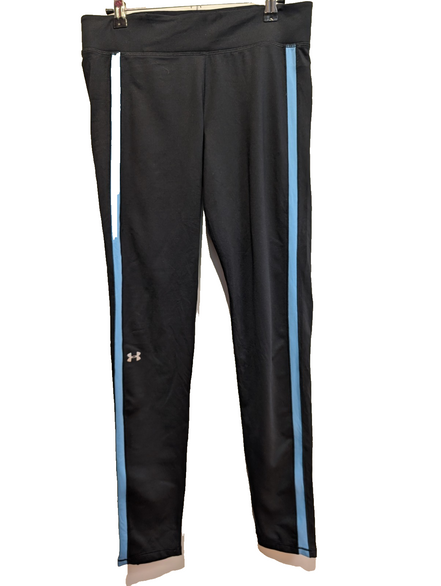 Pantalon Legging Under Armour Compression Noir & Bleu - Femme Taille M