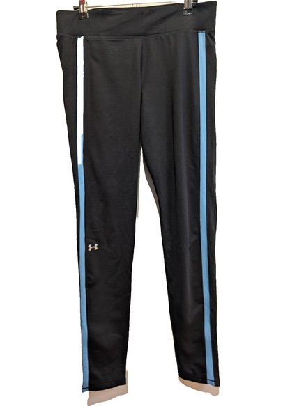 Pantalon Legging Under Armour Compression Noir & Bleu - Femme Taille M