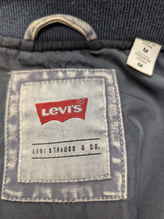 Levi's Vintage Blouson Bomber Coton Effet Jean Délavé M TBE | 293BSR