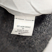 Pull sans Manche Nike Golf Col V Laine Gris Foncé Vintage Taille L