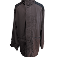 Doublure Manteau Armani Jeans 52 L/XL Bordeaux Noir Veste Liner Trench Chic 🧥