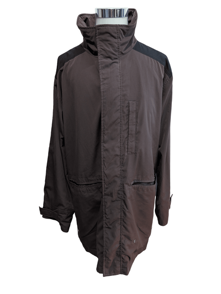 Doublure Manteau Armani Jeans 52 L/XL Bordeaux Noir Veste Liner Trench Chic 🧥