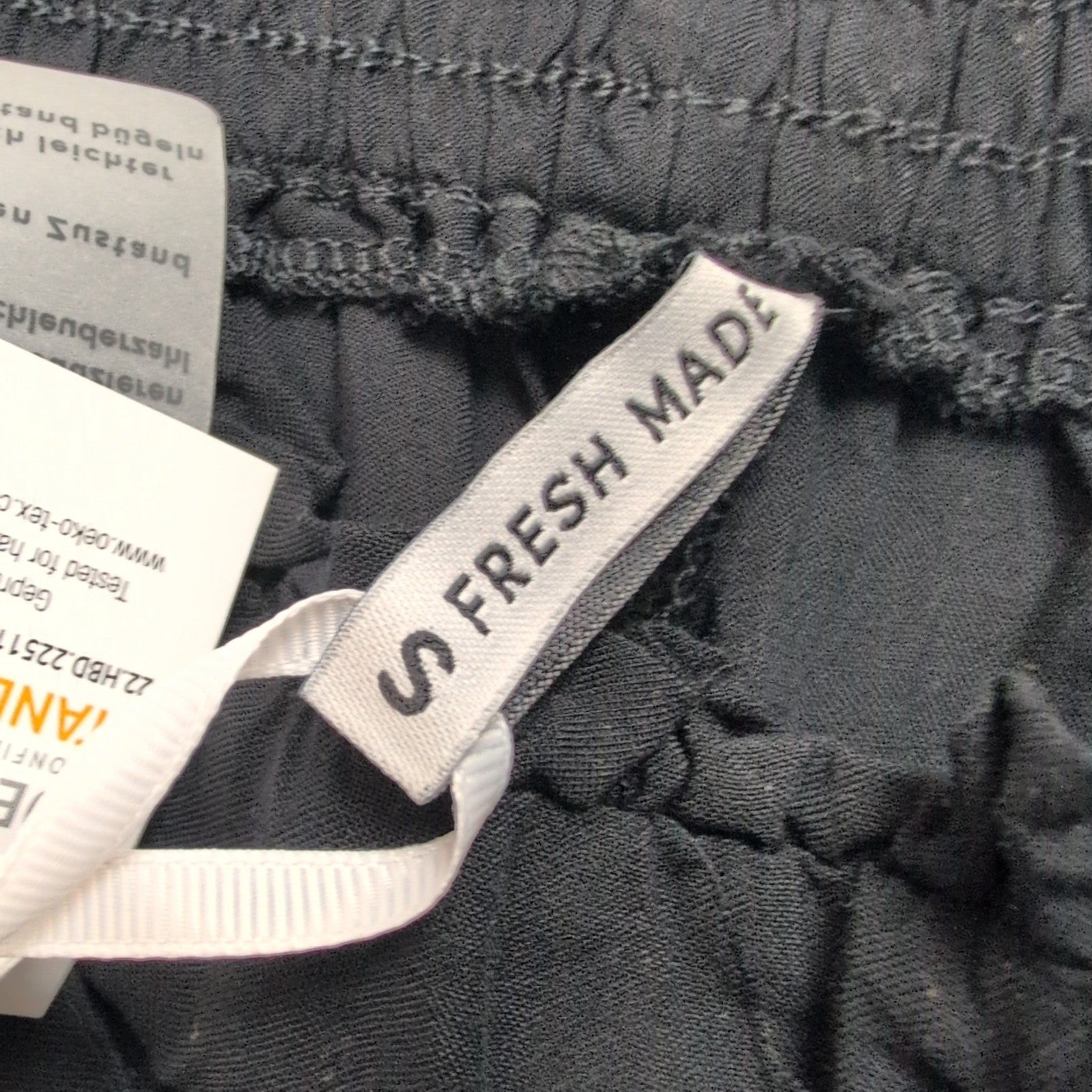 Short Femme S Fresh Made Noir 100% Viscose Fluide Neuf avec Étiquette