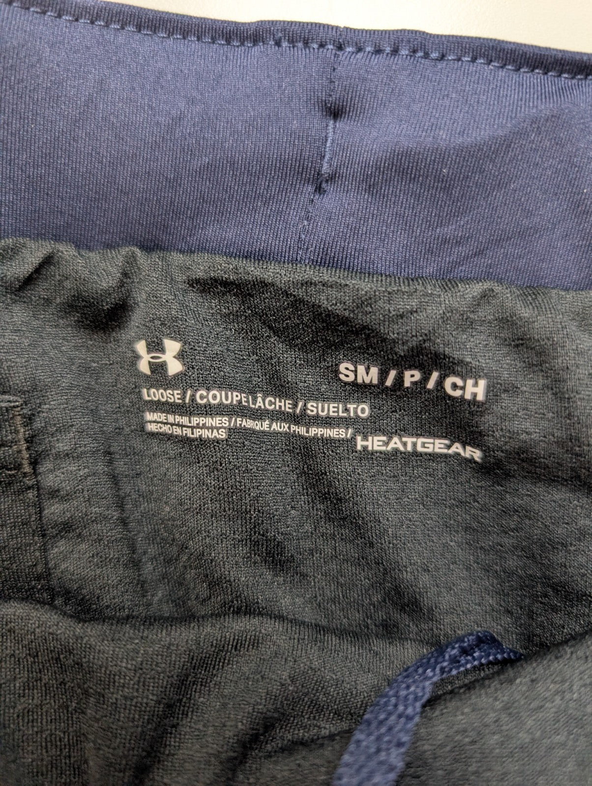 Short Under Armour HeatGear Bleu Marine - Femme Taille S
