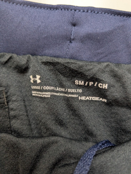 Short Under Armour HeatGear Bleu Marine - Femme Taille S