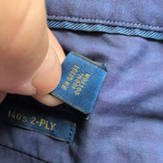 Chemise Polo Ralph Lauren L Carreaux Violets Coton Modèle Sans Logo
