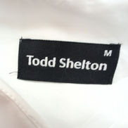 Chemise Todd Shelton M Neuve Étiquette Slim Fit Blanche Manches longues