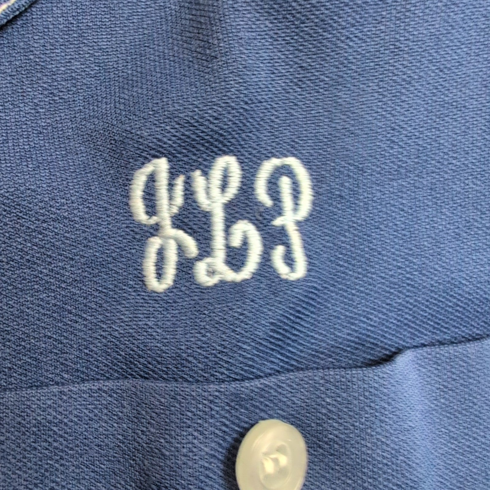 Tarleton Chemise Bowling Vintage Bleu Marine Homme XL Made in Korea