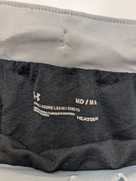 Short Under Armour HeatGear Noir & Gris Motif - Femme Taille M
