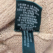 Gilet cardigan Lauren Ralph Lauren M beige 100% coton poches boutonnées
