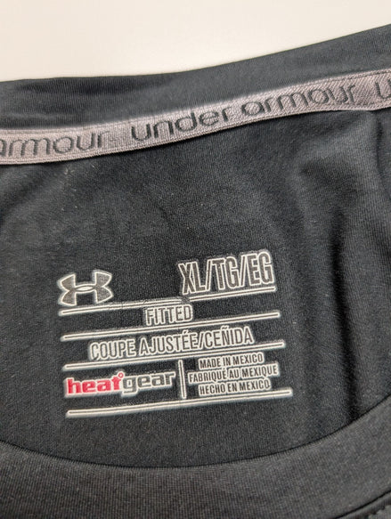 T-shirt de Sport Under Armour HeatGear Noir Homme Taille XL