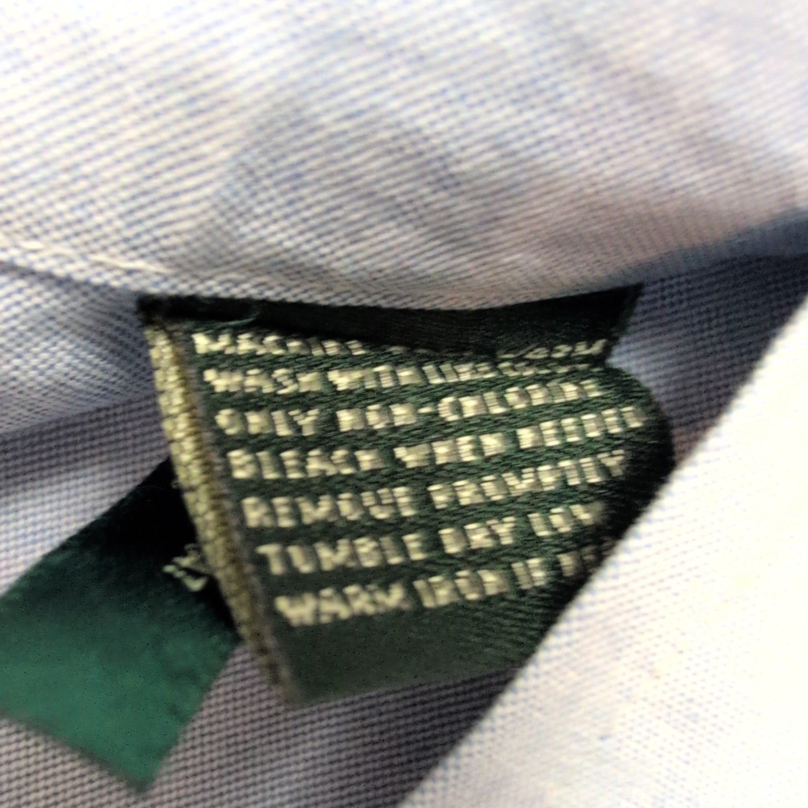 Chemise Lauren Ralph Lauren Classic Fit Bleu Clair Uni XL XXL manches longues