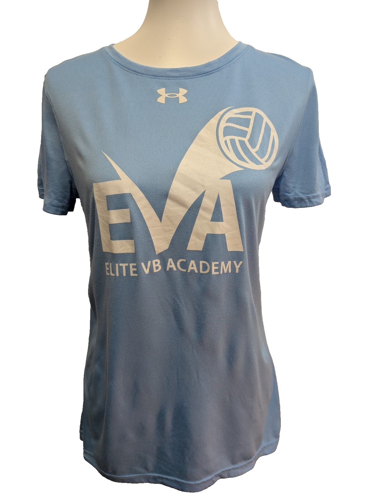 T-shirt de Sport Under Armour Elite Volleyball Academy Femme Bleu Ciel Taille S