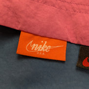 NIKE Veste Long Coupe-Vent Femme XL Rose Bleu Blanc Vintage Neuf | 322BSR