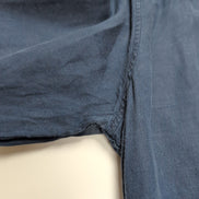 Chemise TOMMY HILFIGER 100% Lin Bleue Marine avec Poches Manches Longues - T.M