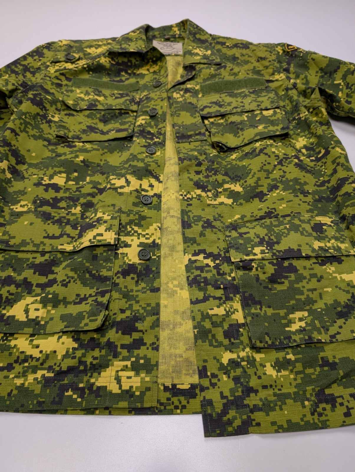 Veste Militaire Combat Malaisie Motif Digital RELA Manches Longues - Taille L/XL