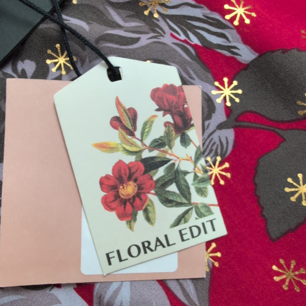 Haut Femme Harvé Bernard Taille S Rouge Fleuri Rayonne Neuf Étiquette