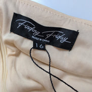 Robe Soirée Finding Friday T44 Argent Pailletée Dos Nu Neuve Étiquette