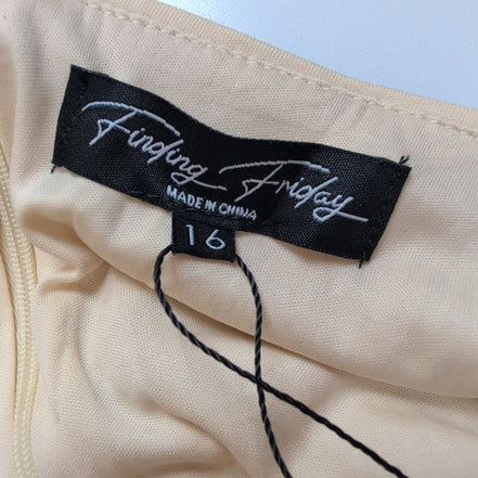 Robe Soirée Finding Friday T44 Argent Pailletée Dos Nu Neuve Étiquette