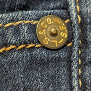 Jean Levi's Femme Bleu Foncé Modern Bootcut Ultra Stretch W26 T36 Comme Neuf