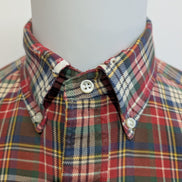 CHEMISE Ralph Lauren homme M Classic Fit ROUGE carreaux hiver