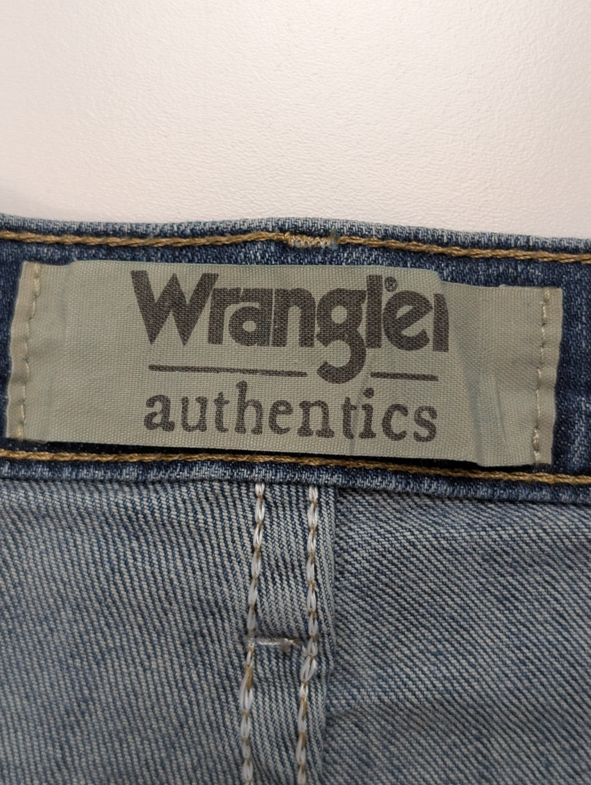 Jean Wrangler Homme Bleu Stretch W30 L34 Vintage Original Denim