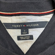 Pull Sans Manche TOMMY HILFIGER 100% PIMA COTTON Bleu Marine Taille M Neuf