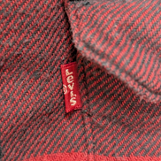 Chemise LEVI'S Standard Flanelle Épaisse Grands Carreaux Rouge & Noir Taille M