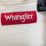 Chemise WRANGLER Homme S Blanche Manches Longues poche