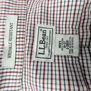 Chemise L.L. Bean rouge à petits carreaux taille XXL #82e
