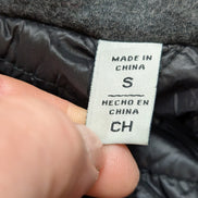Blouson Veste Levis Homme S Laine Épaisse Matelassée Capuche Noire 4 Poches