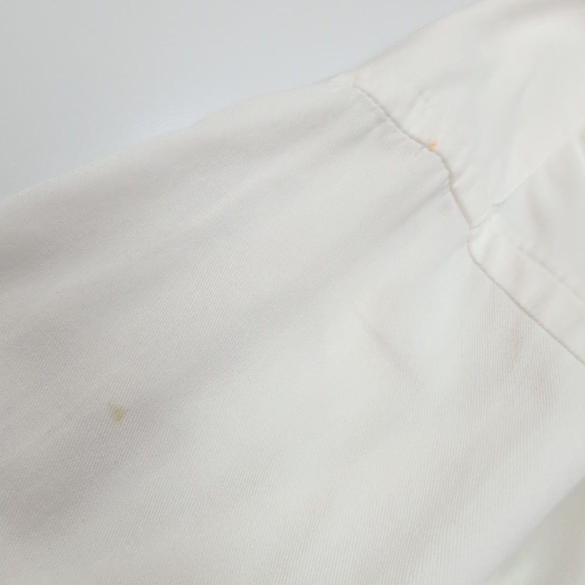 Chemise Nautica vintage col pointe L blanche coton logo brodé rare manches long
