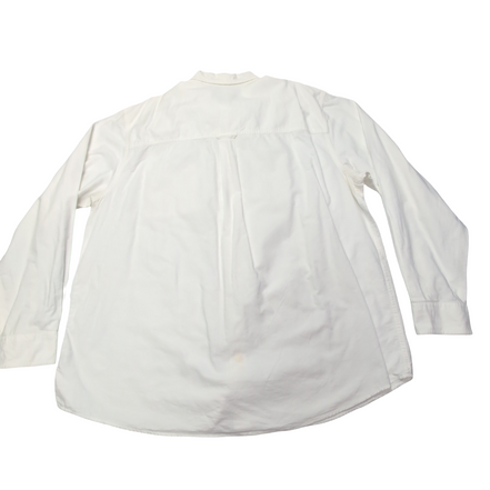 Chemise Chaps blanche taille XXL uni manches longues homme