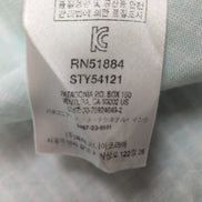 Chemise Patagonia manche courte S Vert Pastel Rayures Coton