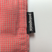 Patagonia Chemise Manches Courtes Rouge Micro Carreaux Homme Taille L