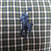 Chemise Ralph Lauren Yarmouth M L Kaki Carreaux Manches Courtes