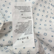 Chemise Nautica blanche motifs marguerites manches longues 1 poche L