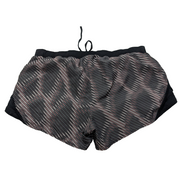 Short Under Armour HeatGear Rayé Noir & Marron - Femme Taille L