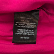 Blouse Harvé Bernard Femme M Fuchsia Pois Dorés Manches 3/4 Neuve